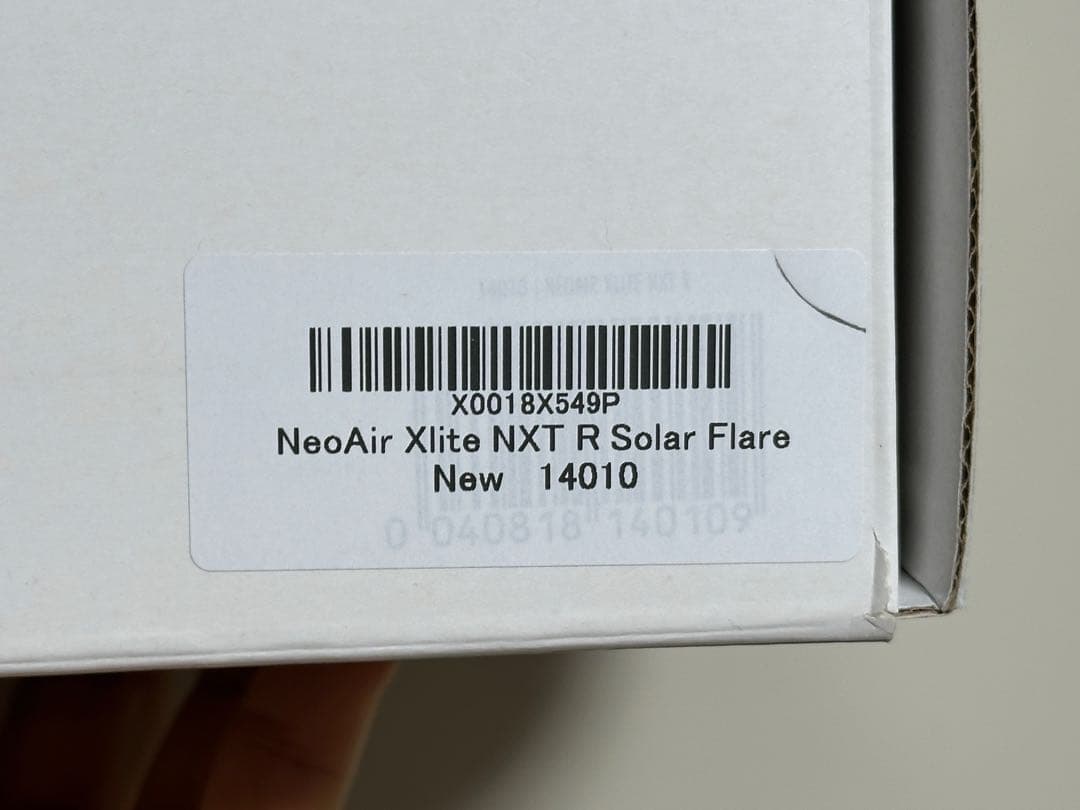 新品未使用 サーマレスト ネオエアーXライトNXT エアマット レギュラーサイズ