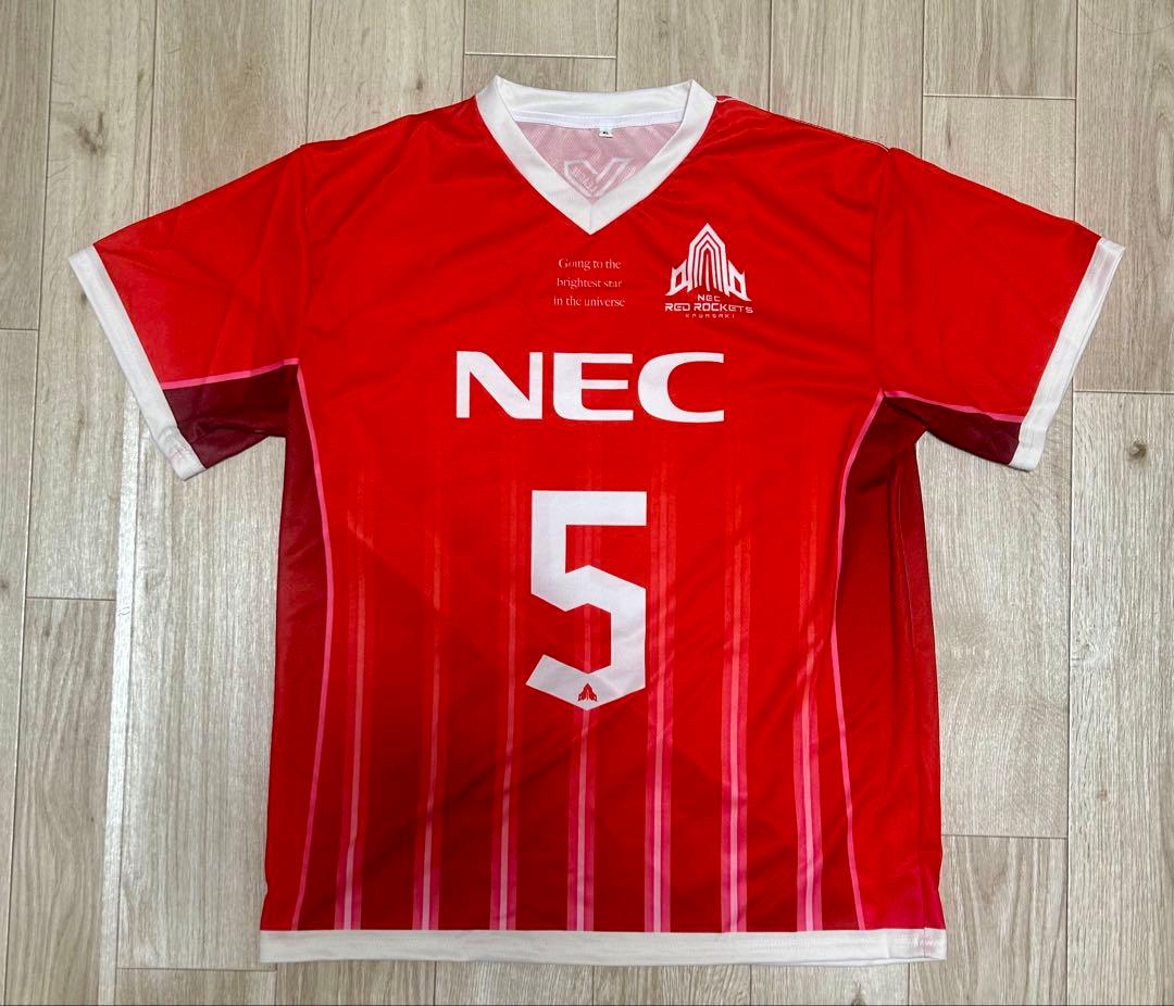 NECレッドロケッツ川崎　山田二千華選手　ユニフォーム XL