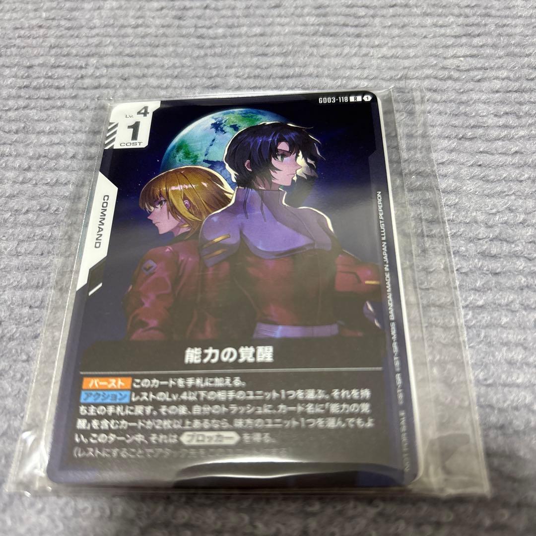 ガンダムカード　プレミアムカード　ニュータイプキラ　スリープ