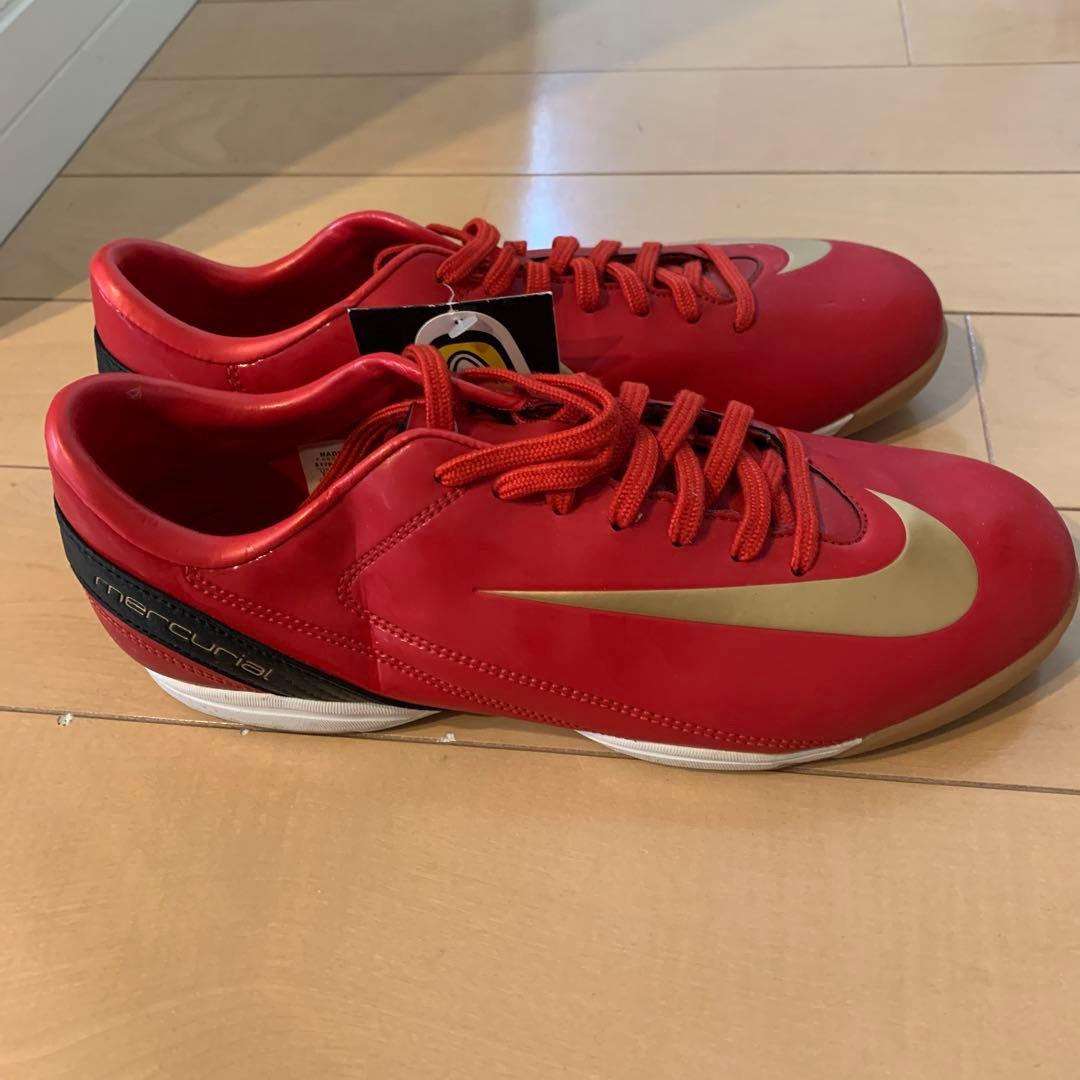メ*〜様 NIKE ナイキ317897-671 赤 26.5cm マーキュリアル