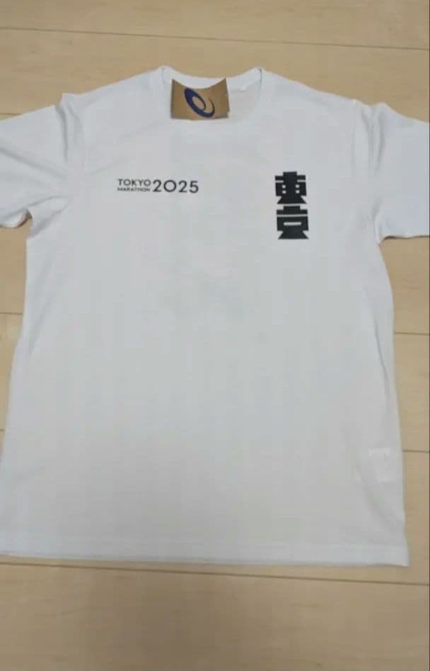 【新品未使用】東京マラソン2025 Tシャツ Sサイズ ホワイト