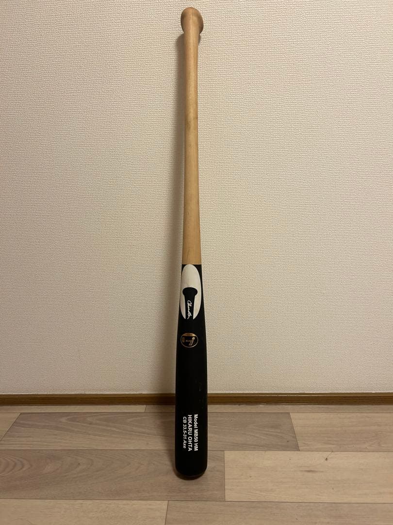 チャンドラーchandler 硬式木製バット　NPB 太田光選手　実使用バット