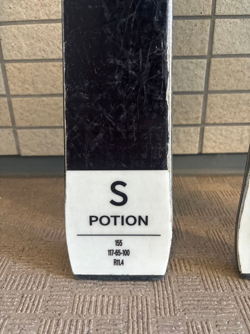 【2023-2024 BlueMoris】S-POTION スキー板 155cm