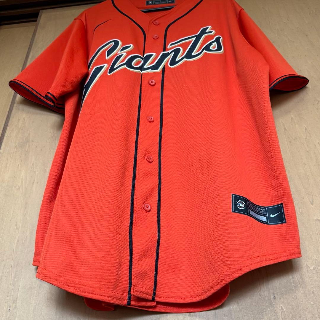 【美品/Lサイズ】MLBサンフランシスコ・ジャイアンツ ナイキユニフォーム 無地