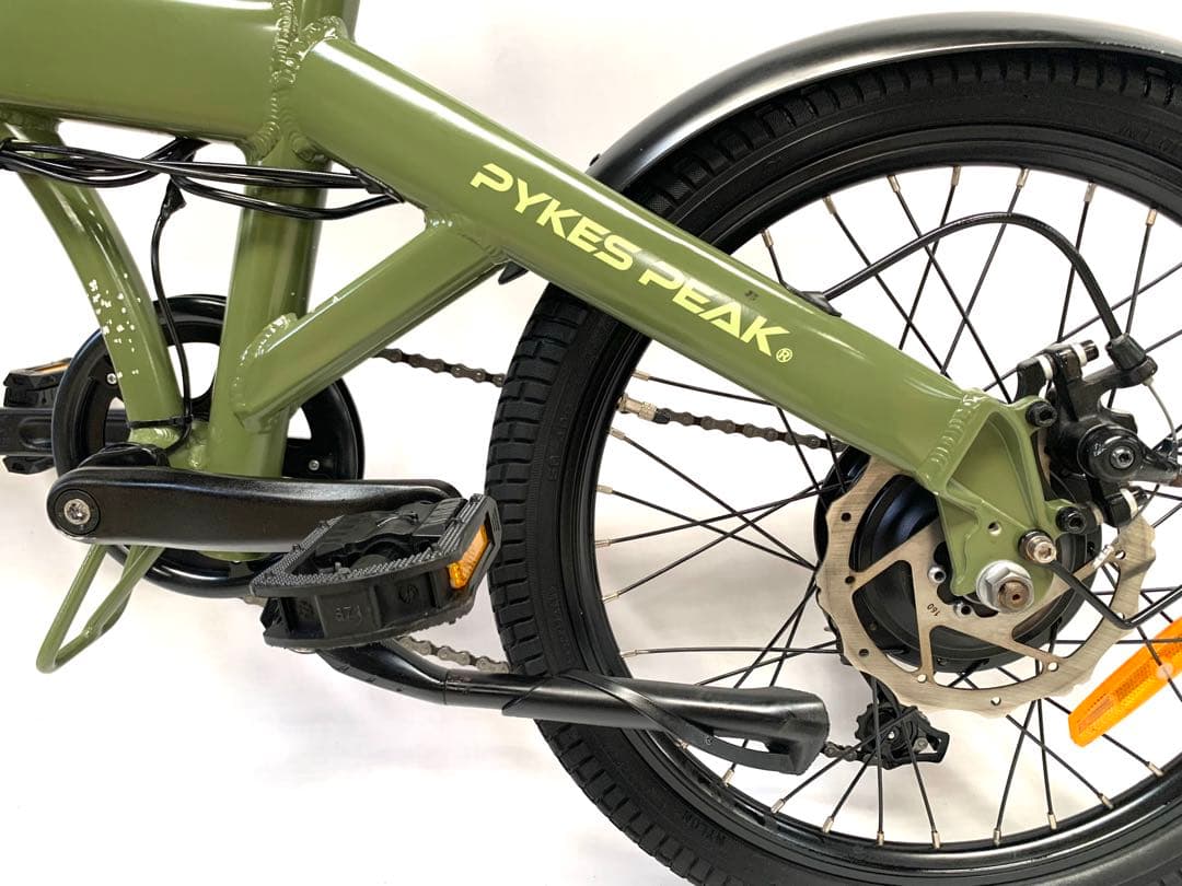 送料無料 PYKES PEAKディスク電動アシスト自転車 20インチ動作確認済
