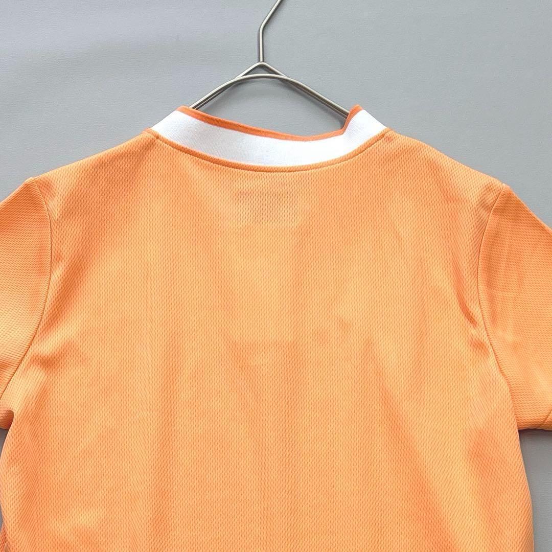 美品　ニューバランスゴルフ　2/L　オレンジ系　半袖カットソー　レディース