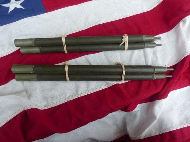 1968” 米軍実物 ナム戦 デッド!　テントポール　6本セット 軍幕 311