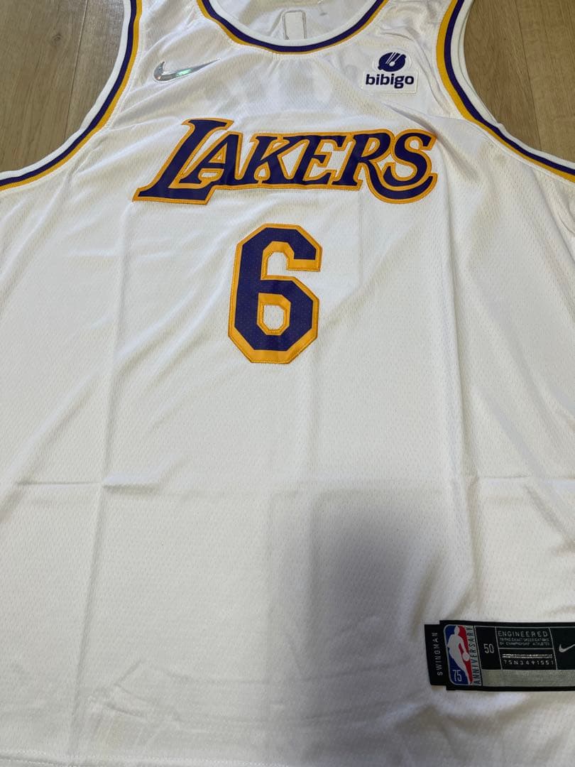 Lakers James ユニフォーム 白 L,lakers,lebron