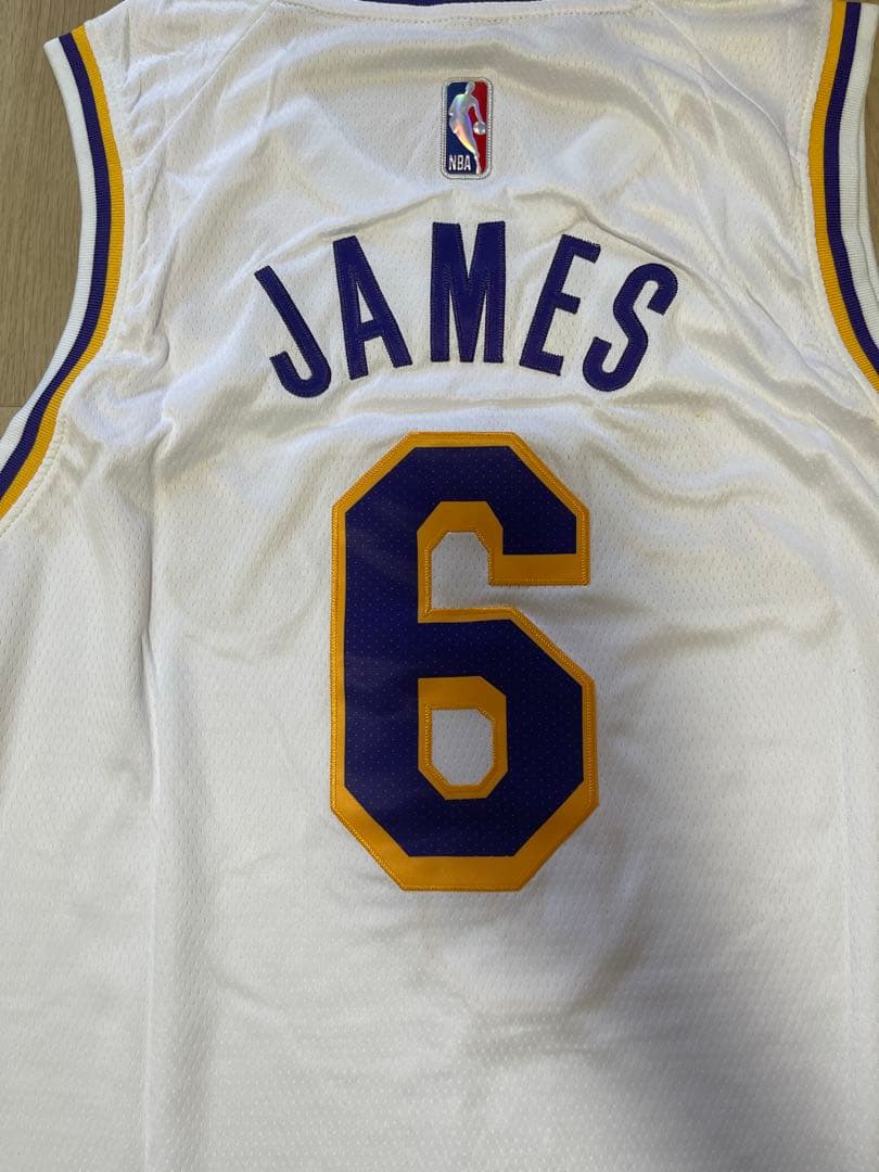 Lakers James ユニフォーム 白 L,lakers,lebron
