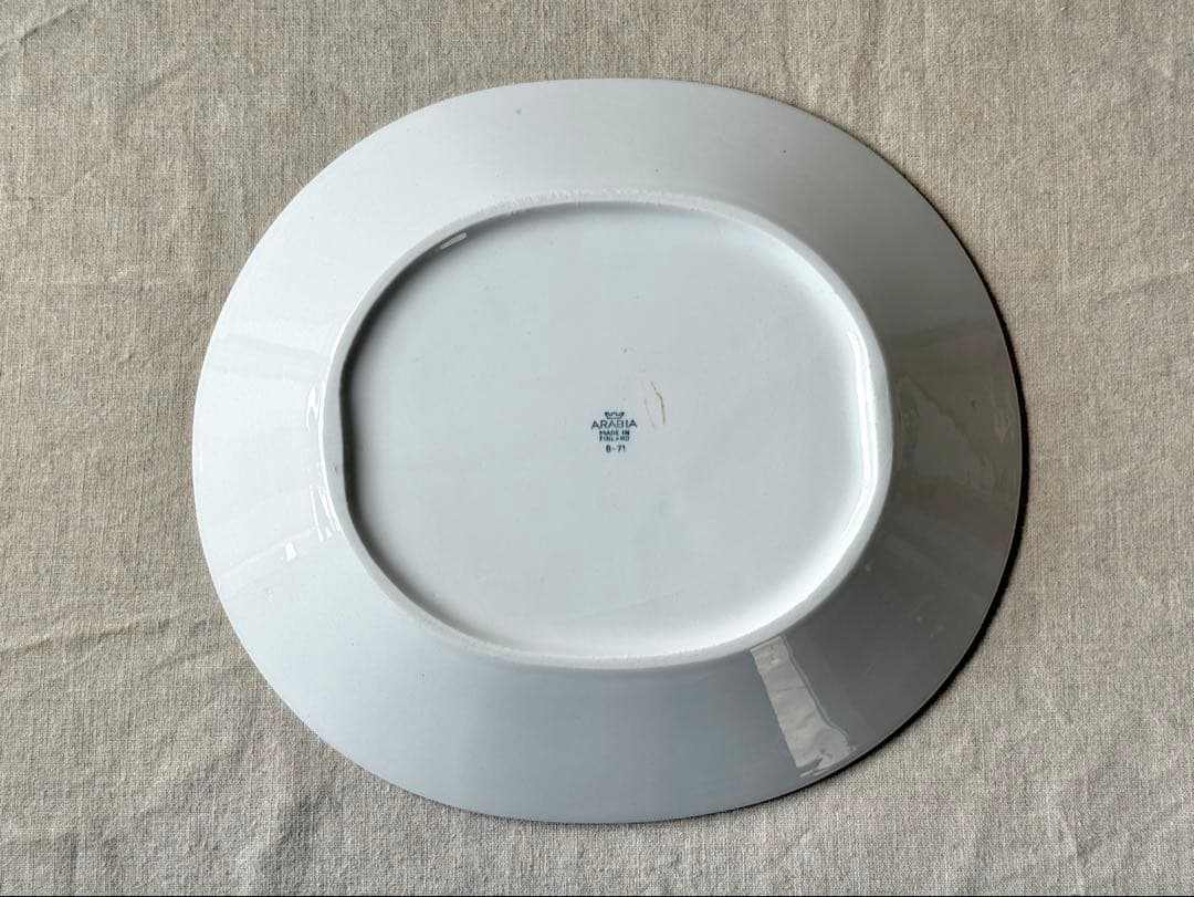ARABIA vintage Aatami オーバルプラター(29cm)