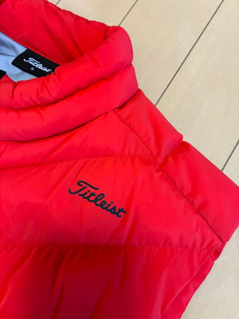 Titleist メンズ ベスト Lサイズ オレンジ寄りのカラー