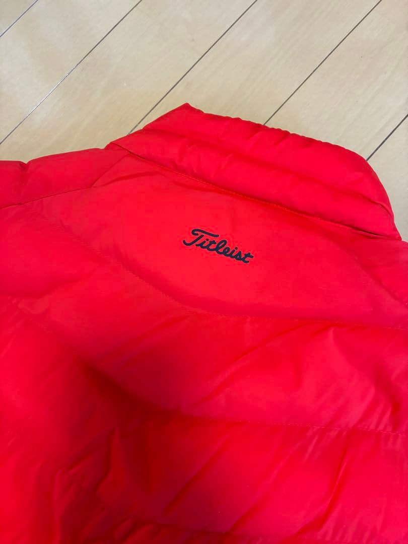 Titleist メンズ ベスト Lサイズ オレンジ寄りのカラー