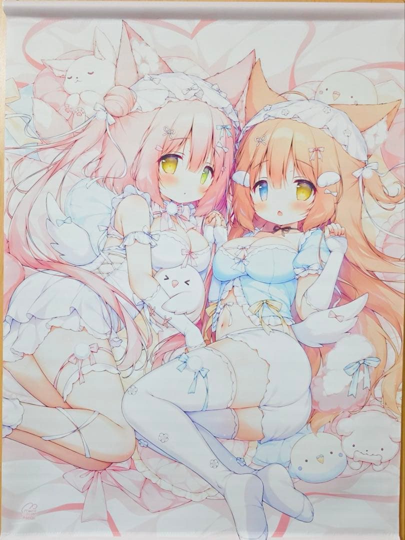 桃豆こまもち タペストリー FANBOX 1年 継続特典
