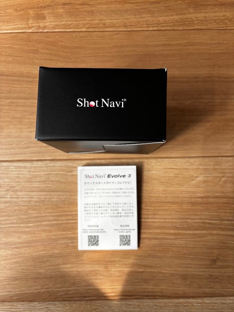 美品】Shot Navi Evolve α GPSウォッチ ホワイト