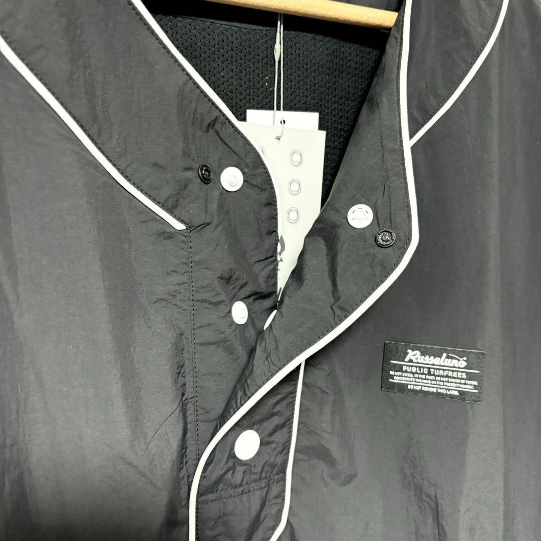 新品 ラッセルノ ゴルフ B.B Vネック プルオーバー ブラック XL 6