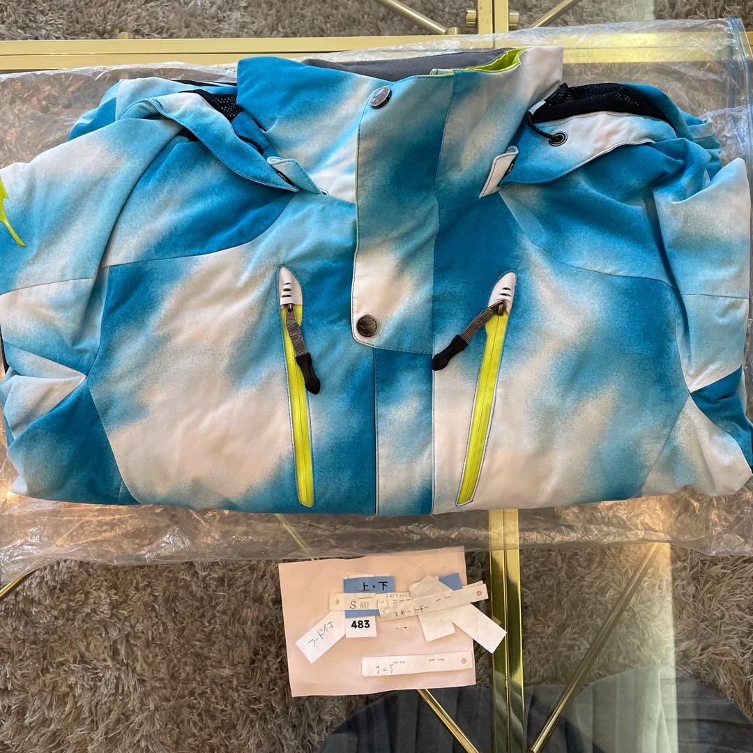 【再値下げ】mizuno スキー スノボウェア 中綿 パスケース ブレスサーモ