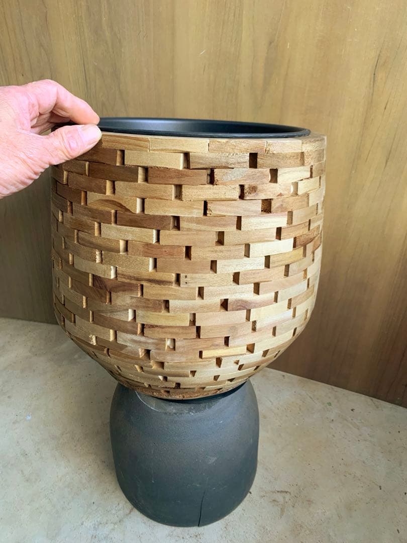 MOSAICwood 鉢カバー　no2 送料込みベストプライス