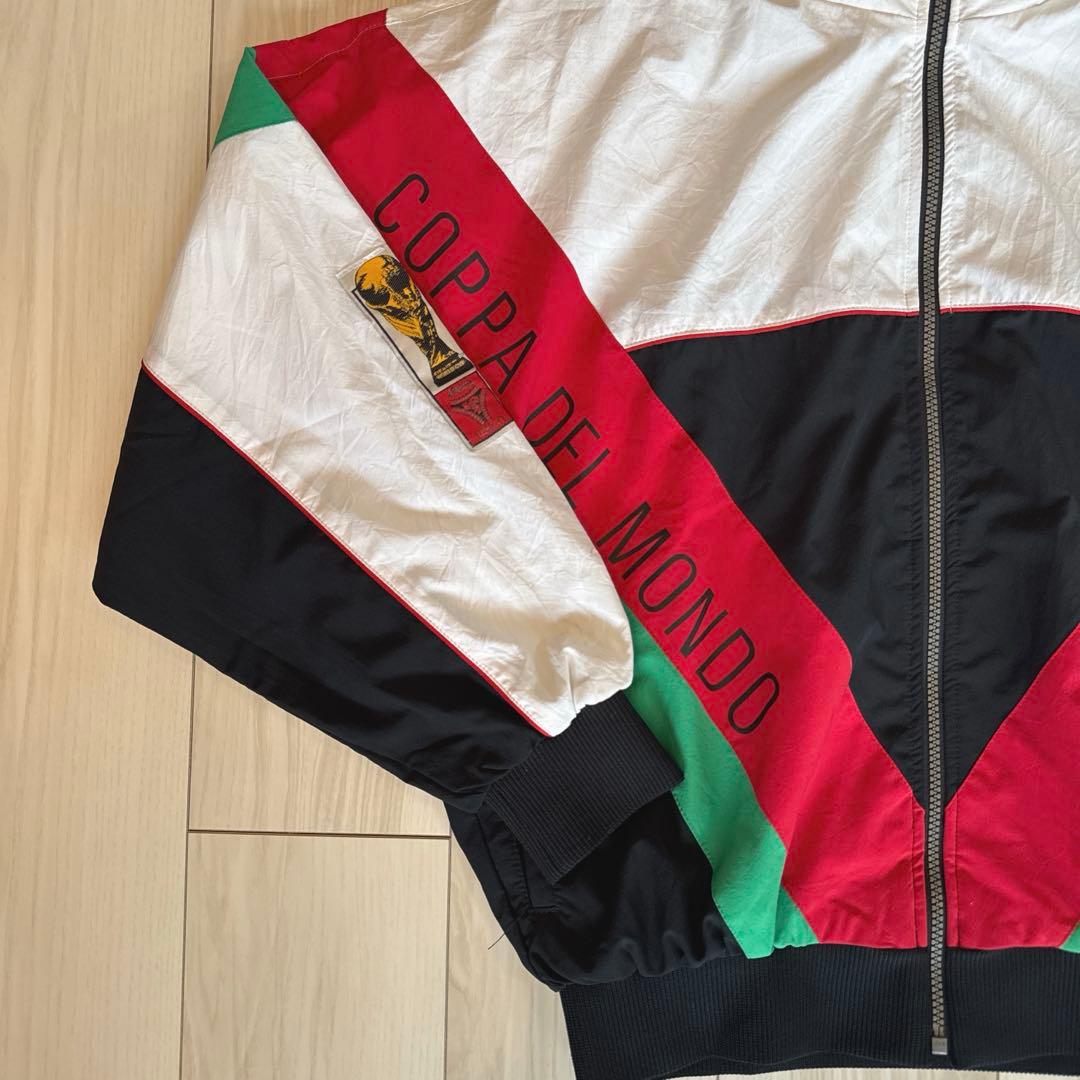 【激レア】90年代デッドストックadidas ジャケット1990伊W杯 コラボ
