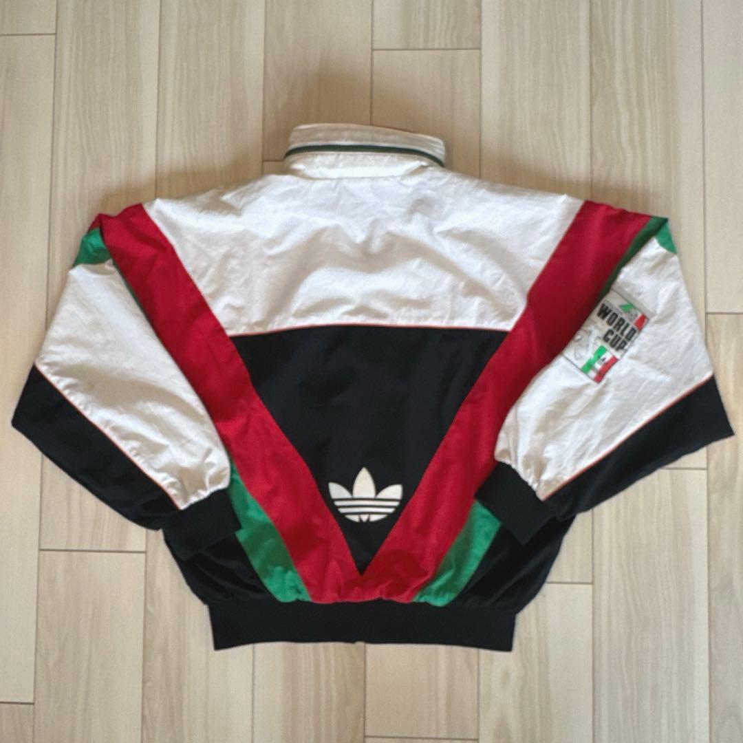 【激レア】90年代デッドストックadidas ジャケット1990伊W杯 コラボ