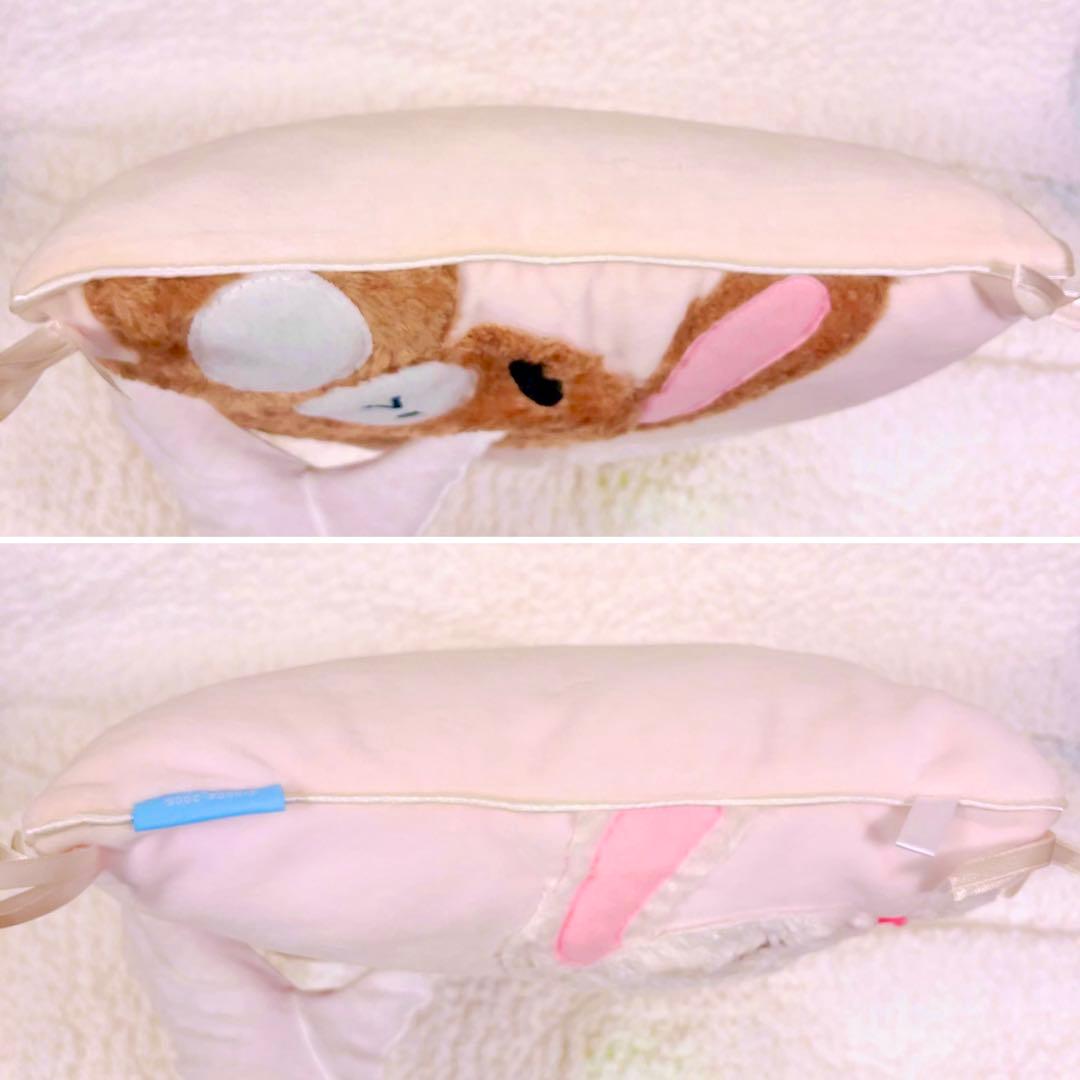 シュガーバニーズ　ぬいぐるみ　確認用② しろうさ　くろうさ　クッション
