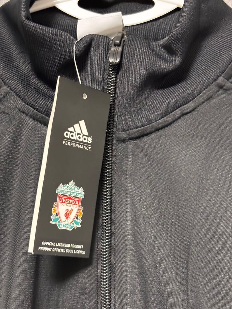 【タグ付き・未使用】Liverpool FC adidas ジャケット 黒