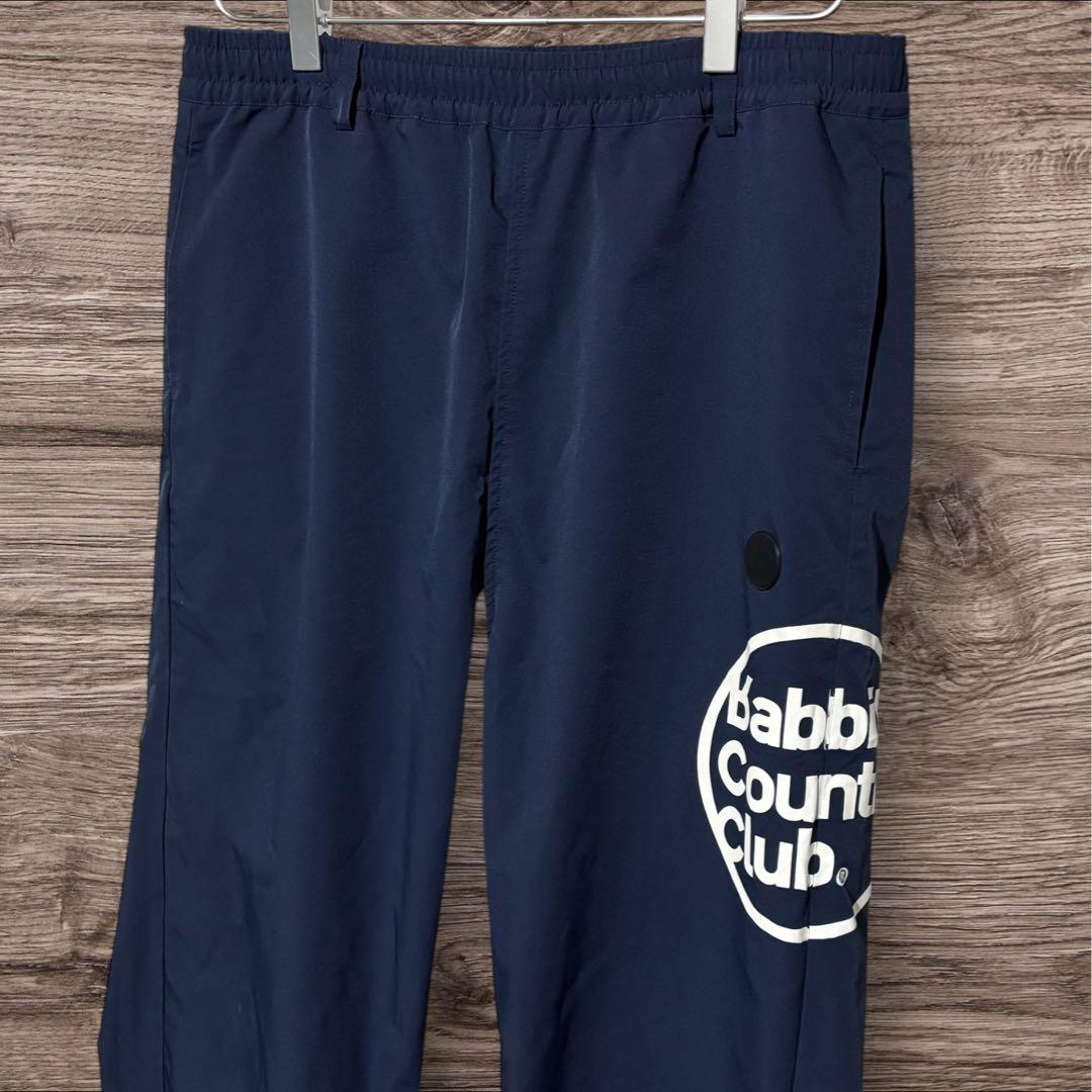 FR2 GOLF パンツ ゴルフウェア ネイビー ロゴ ポリエステル
