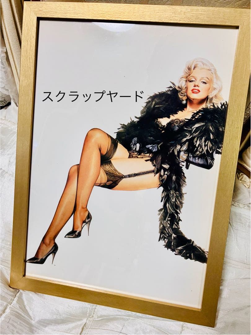 空山基＊マリリン・モンロー＊セクシー☆ビンテージ80s〜ピンナップ白額装