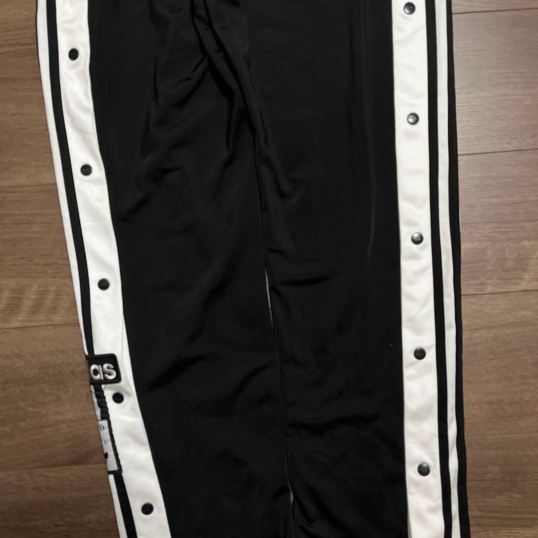 adidas originals トラックパンツ サイドボタン ブラック M