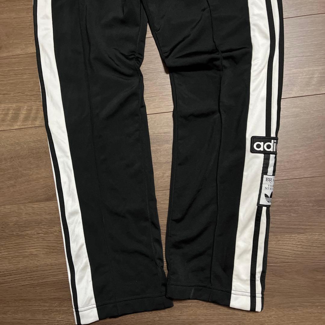 adidas originals トラックパンツ サイドボタン ブラック M