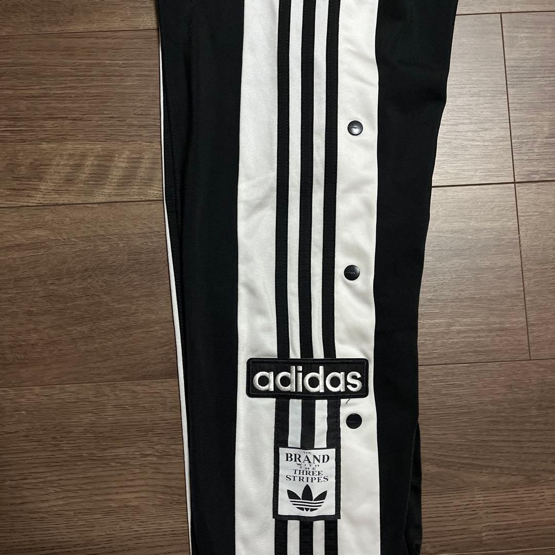 adidas originals トラックパンツ サイドボタン ブラック M