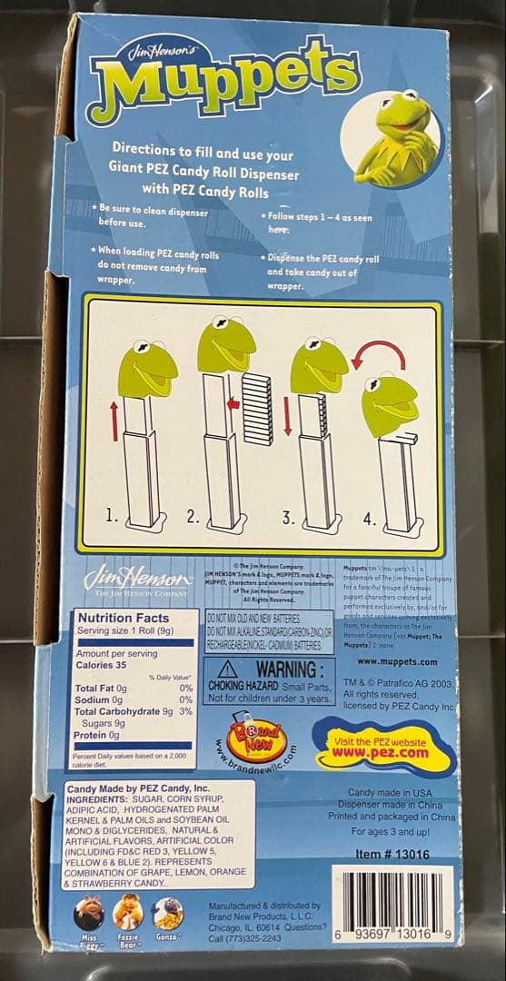 PEZ ジャイアントペッツ　カーミット　　ビンテージ