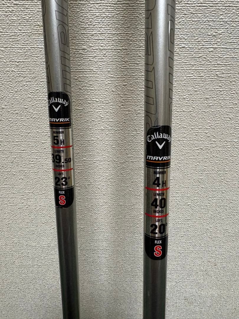 Callaway MAVRIK ユーティリティクラブ 4H 5H