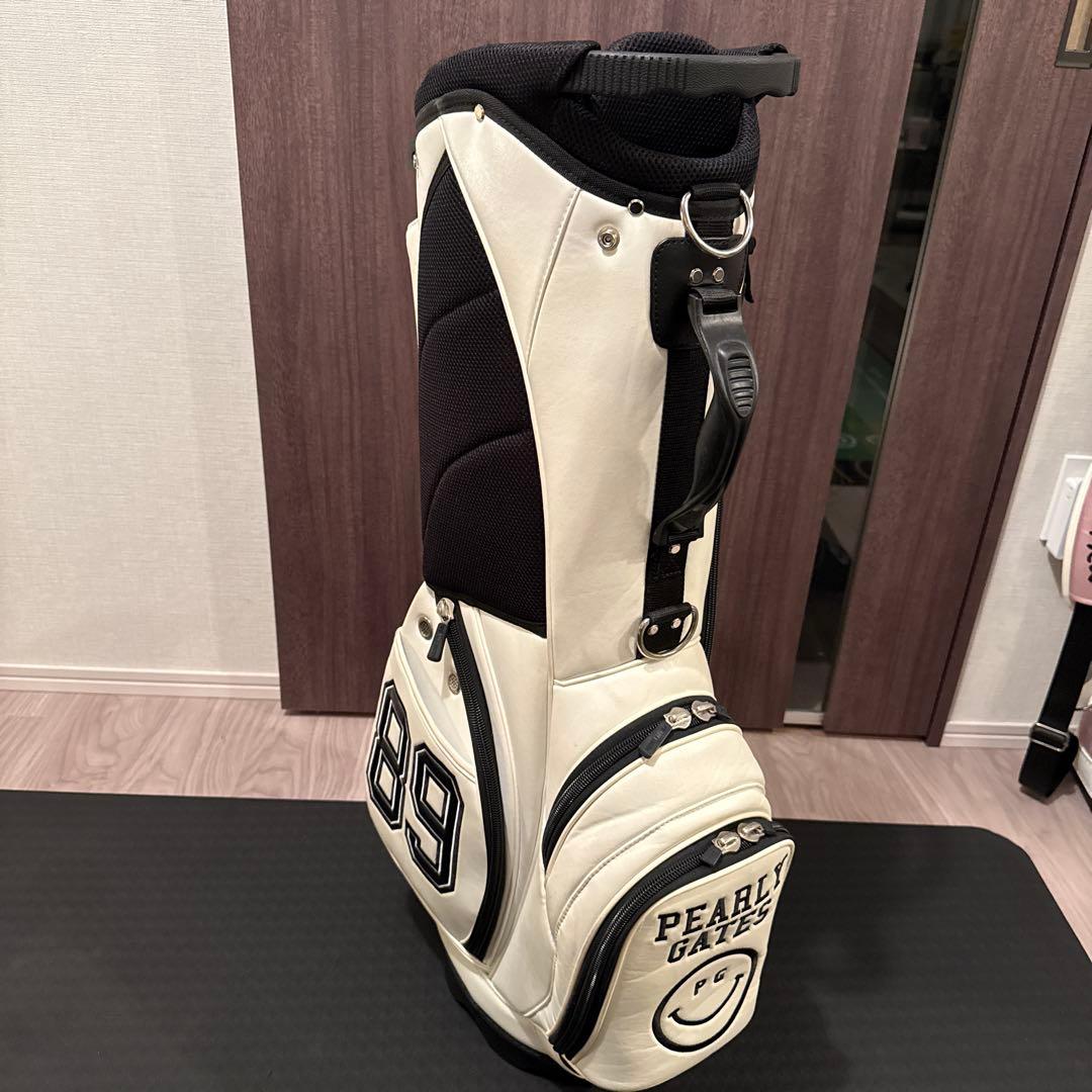 PEARL GATES スタンド式ゴルフバッグ ホワイト