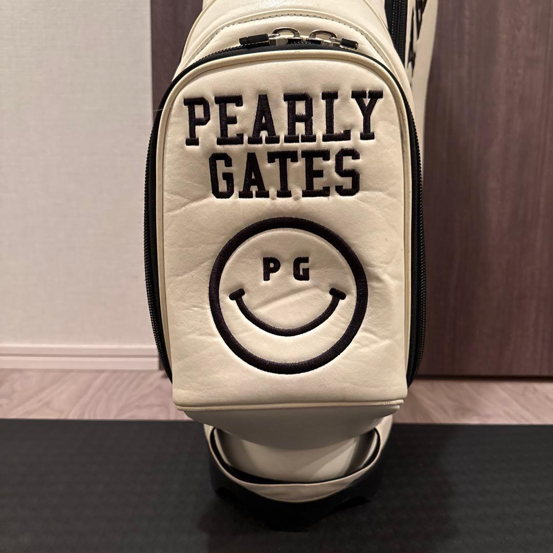 PEARL GATES スタンド式ゴルフバッグ ホワイト