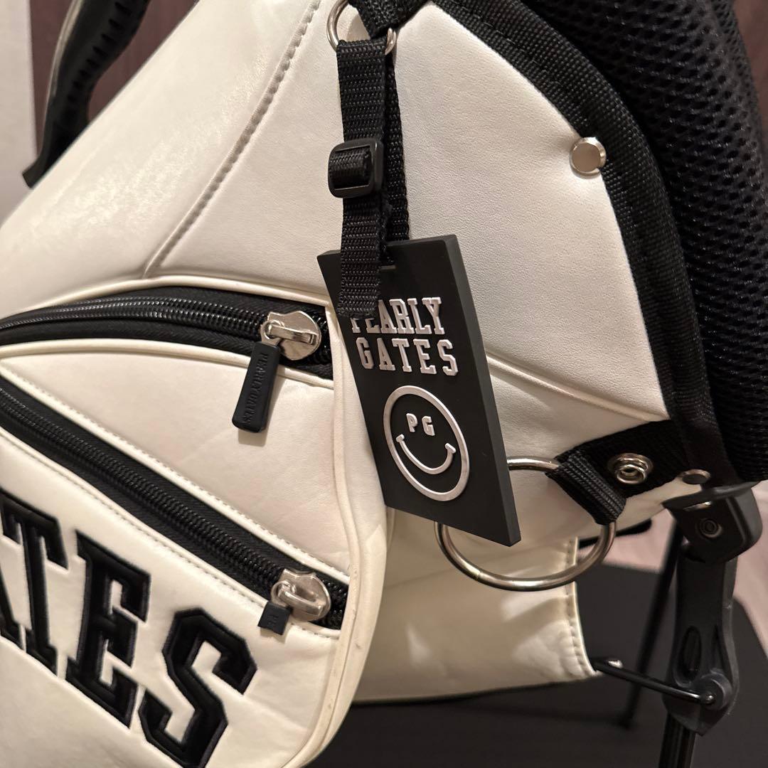 PEARL GATES スタンド式ゴルフバッグ ホワイト