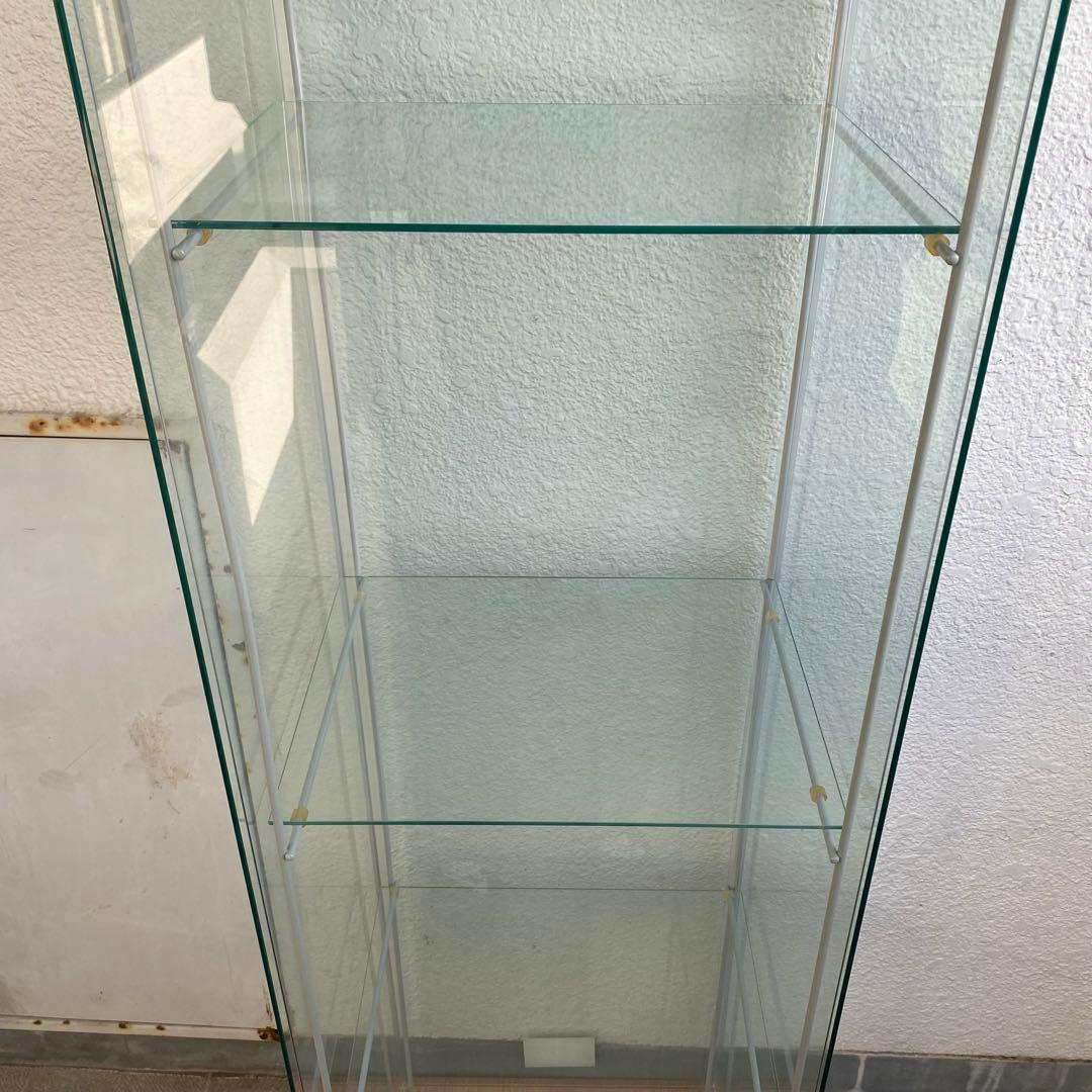 廃盤 IKEA DETOLF デトルフ ガラス扉キャビネット ディスプレイケース