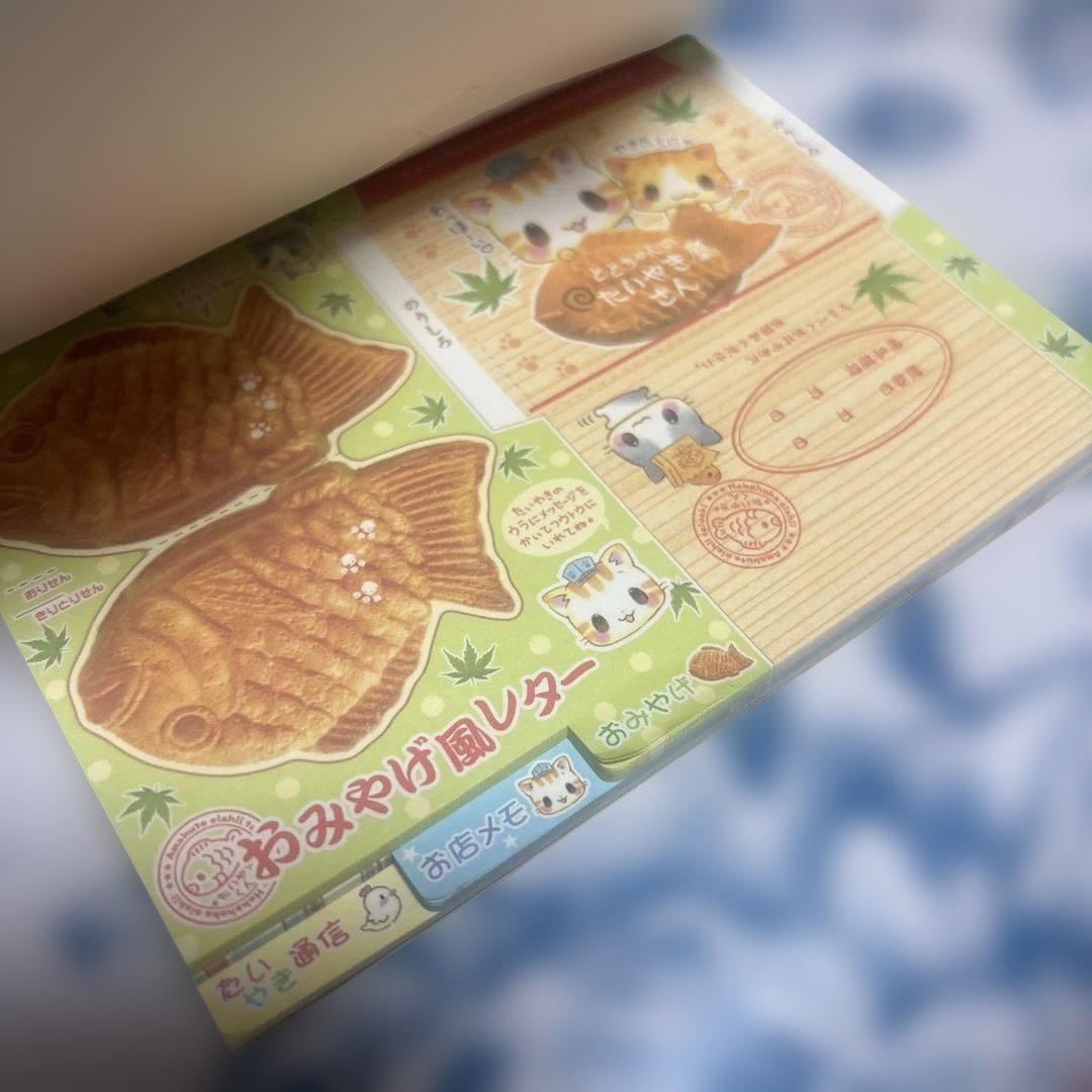 【レトロ】【平成】【レア物】　猫　メモ帳　クーリア　たいやきくん