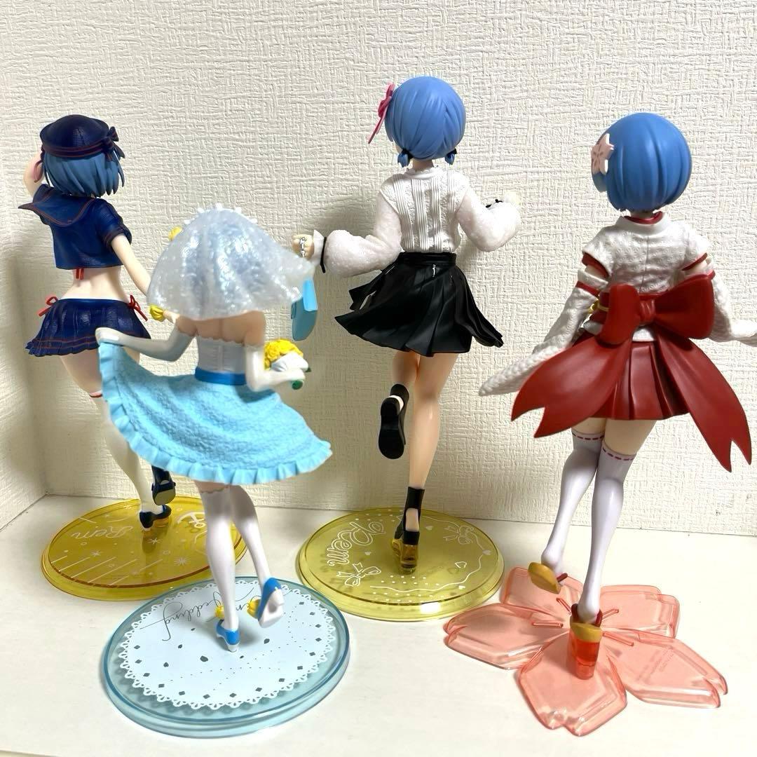 Re:ゼロから始める異世界生活 レム フィギュア　4点
