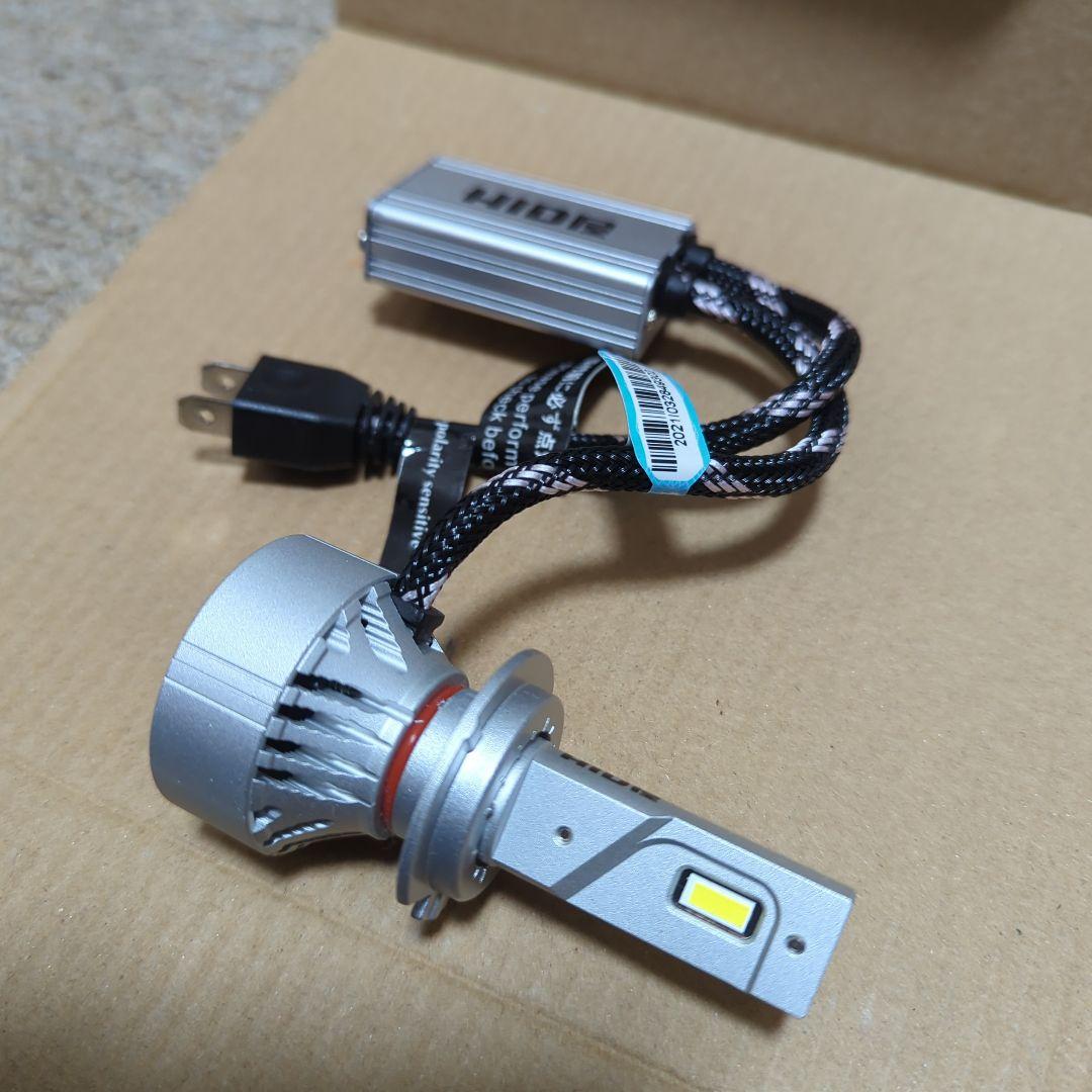 HID LEDヘッドライト Mシリーズ H7 6500K箱なし
