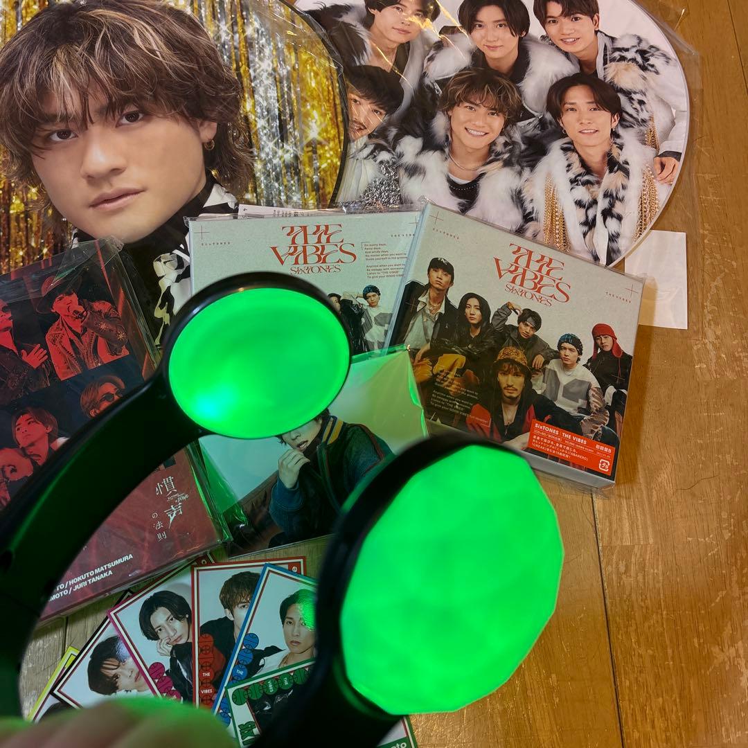 SixTONES 森本慎太郎 うちわ ペンライト 慣声の法則BluRay CD