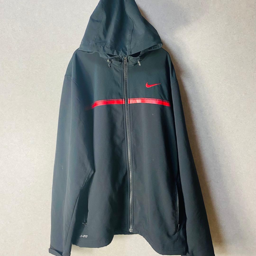 Nike Dri-FIT ジャケット L ブラック/レッド