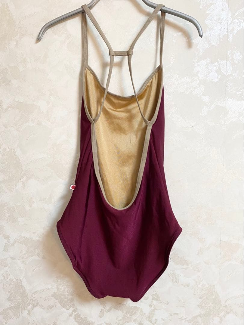 YUMIKO Nadja レオタード S 美品 Burgundy×Toffee