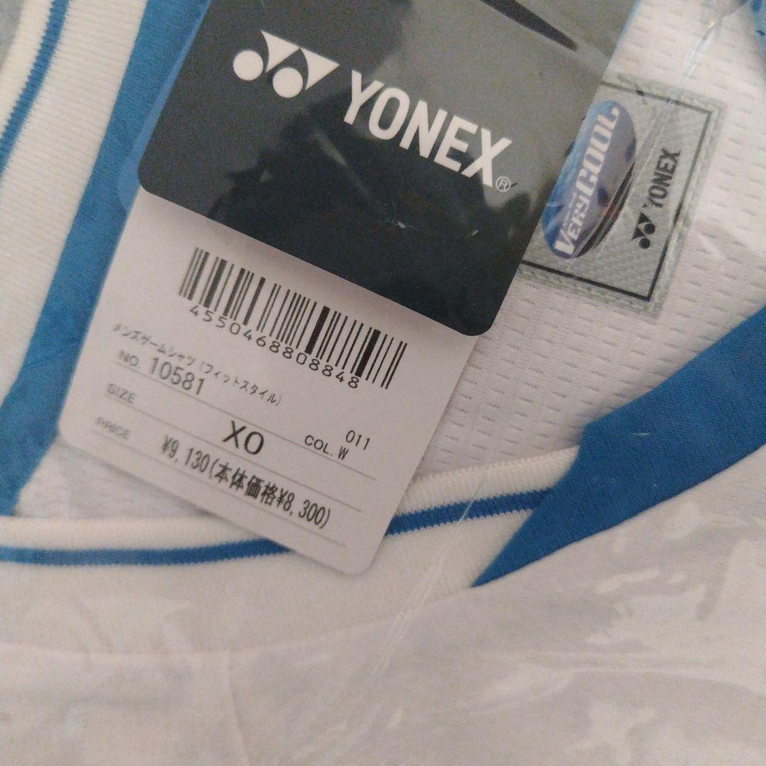 YONEX メンズゲームシャツ　10581 ホワイト XOサイズ