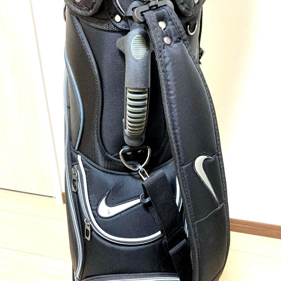 ナイキ　NIKE ゴルフ　キャディバッグ ブラック　プロテクター10本付き