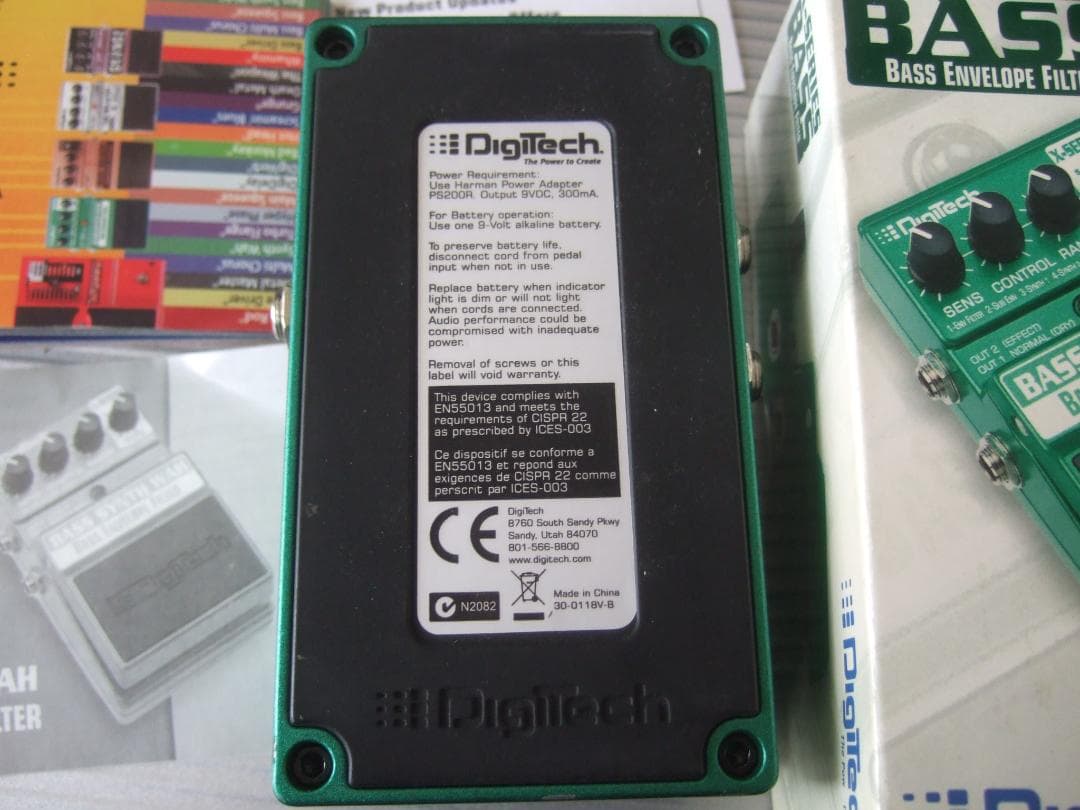付属品完備 DigiTech BASS SYNTH WAH デジテック