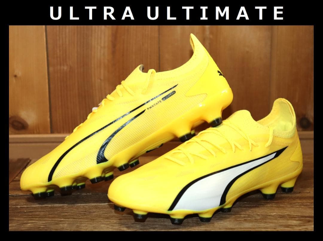 新品 PUMA ウルトラ アルティメット HG/AG スパイク 27.5cm　Ⓗ