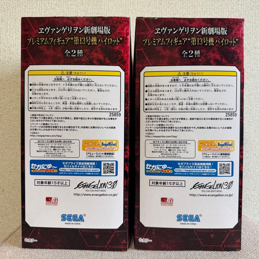 ヱヴァンゲリヲン新劇場版 フィギュア 第13号機パイロット 碇シンジ 渚カヲル