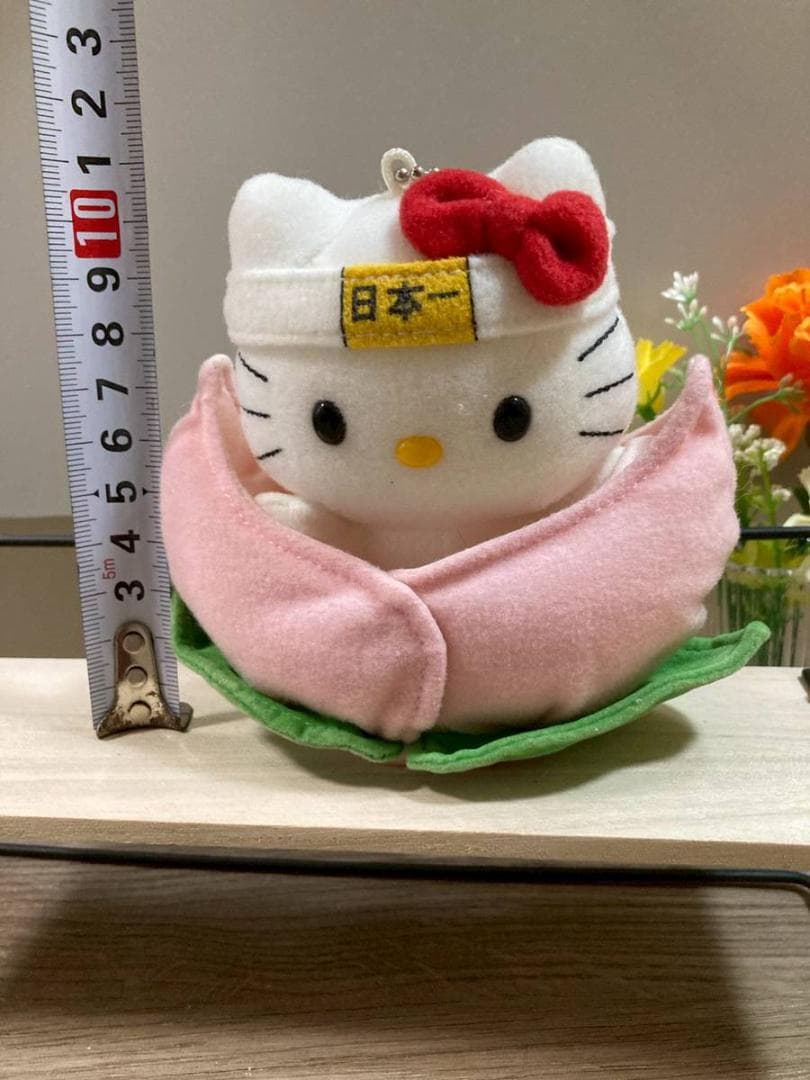 ハローキティ　岡山限定　桃太郎　キティ　ぬいぐるみ　マスコット