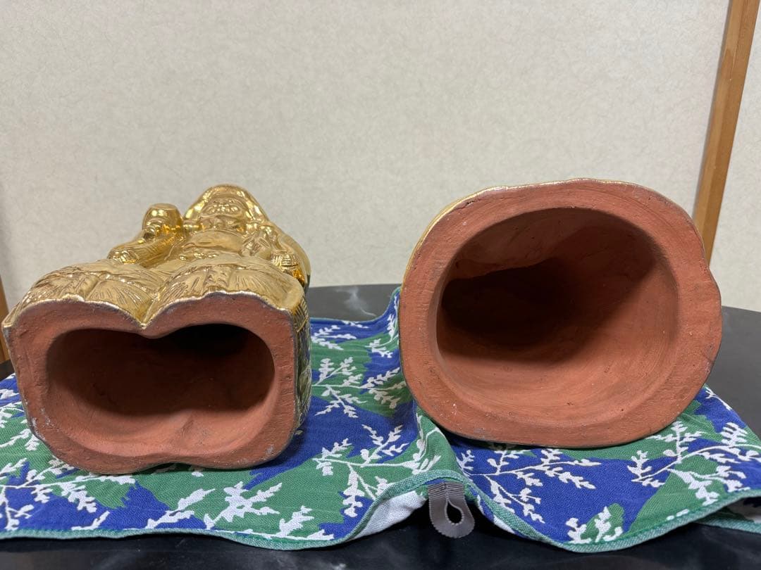 大黒天　恵比寿天　開運　金運アップ　【縁起物】七福神 金　工芸品