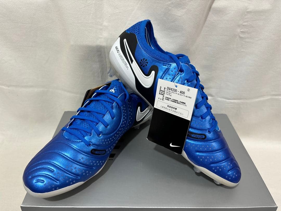 シューズ nike legend 10 elite ag-pro blue 26